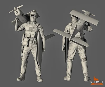 Sarmat Resin SRsf35020 Техник БПЛА Орлан-10 1/35