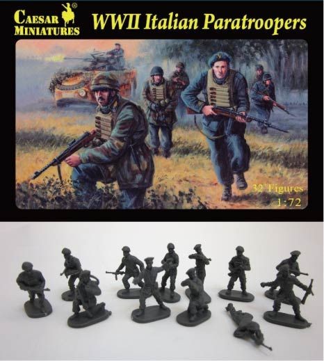 Caesar Miniatures H075 Italian Paratroopers (WWII) 1/72