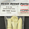 Kora Model D72136 German bomb mine BM 1000 'Monika' 1/72