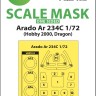 Art Scale 200-M72057 Arado Ar-234C one-sided painting (outside only) express mask 1/72