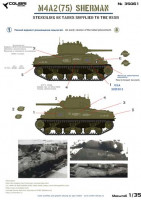 Colibri decals 35061 M4A2 Sherman (75) w - Stencil Lend-Lease 1:35