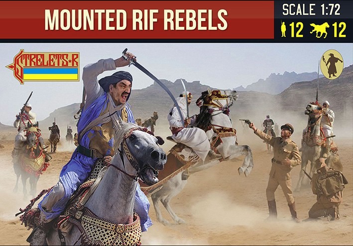 Strelets STR19072 Mounted Rif Rebels Rif War 1/72