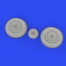 Eduard 648821 BRASSIN Yak-9D wheels (ZVE) 1/48