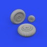 Eduard 648821 BRASSIN Yak-9D wheels (ZVE) 1/48