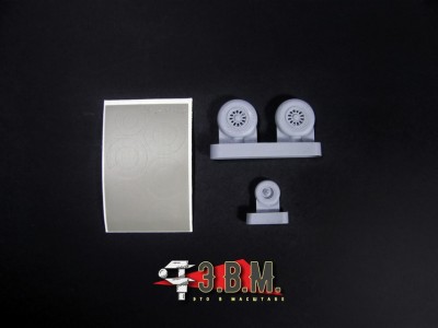 ЭВМ RS48035 F-16C/D/E/F Block 40/50/60/Sufa колеса шасси 1/48