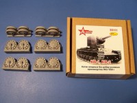 A-resin 35111 КВ-1, КВ-2 катки опорные без ребер усиления производства ЛКЗ 1939 г. 1/35