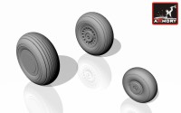 Armory ARAW72303 Douglas A-20G Boston wheels, late 1/72