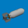 Eduard 6481076 BRASSIN P-40 1000lb US bomb (EDU) 1/48