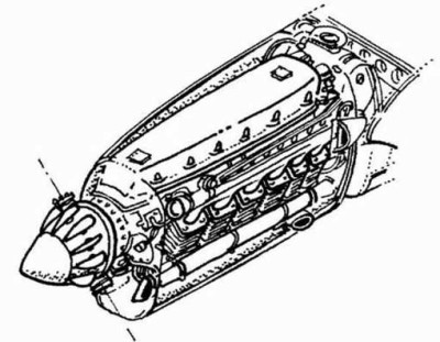 CMK 7044 Fw-189A - engine set for CON/ MPM (Argus 410) 1/72