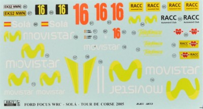Reji Model 097 FOCUS WRC 04 Catalunya 2005 (Sola/Amigo) 1/24
