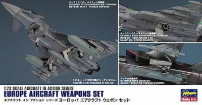 Hasegawa 35115-8 Авиационное вооружение: EUROPE AIRCRAFT WEAPONS SET X72-15 1/72