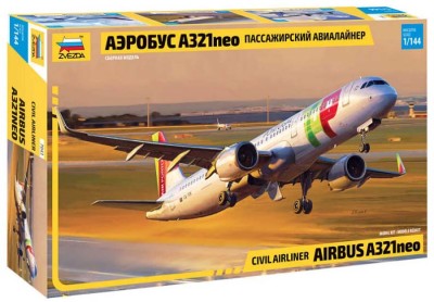 Звезда 7043 Аэробус А321neo 1/144