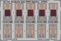 Eduard 49105 Seatbelts Italy WWII fighters STEEL 1/48