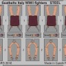Eduard 49105 Seatbelts Italy WWII fighters STEEL 1/48