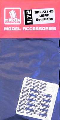 Brengun BRL72145 USAF Seatbelts (PE set) 1/72
