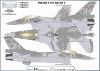 Model Maker Decals MD32223 Polish Lockheed-Martin F-16C Fighting Falcon - Raven 2 1/32