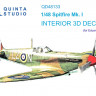 Quinta studio QD48133 Spitfire Mk.I (Eduard) 1/48