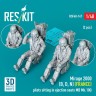 Reskit F48147 Mirage 2000 B/D/N (FRANCE) pilots in ej. seat 1/48