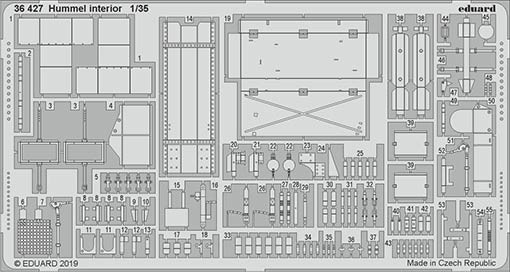 Eduard 36427 SET Hummel interior (TAM)