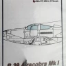 AML AMLA72098 P-39 Airacobra Mk.I fishtail exhaust 1/72