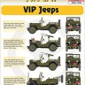 Hm Decals HMDT72039 1/72 Decals Jeep Willys MB/Ford GPW VIP Jeeps 2