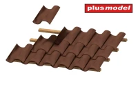 Plusmodel M-605 Roof tiles Italian type II (3D Print) 1/35