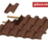 Plusmodel M-605 Roof tiles Italian type II (3D Print) 1/35
