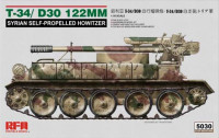 RFM Model RM-5030 T-34/D-30 122MM 1/35