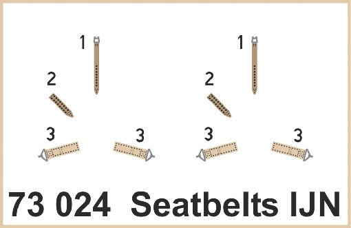 Eduard 73024 Seatbelts IJN SUPER FABRIC