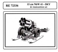 ATTACK ATRE72336 1/72 15cm NbW 41 (ski) & ammunition set