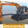Hasegawa 66111 Гидравлический экскаватор Hitachi Construction Machinery ZAXIS135US с режущим механизмом (Limited Edition) 1/35