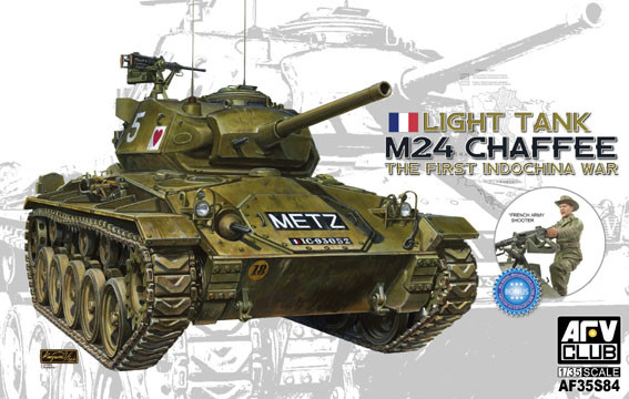 AFV Club AF35S84 M24 Chaffee Light Tank the First Indochina War 1/35