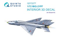 Quinta studio QD72277 МиГ-21ПФ (Eduard) 1/72