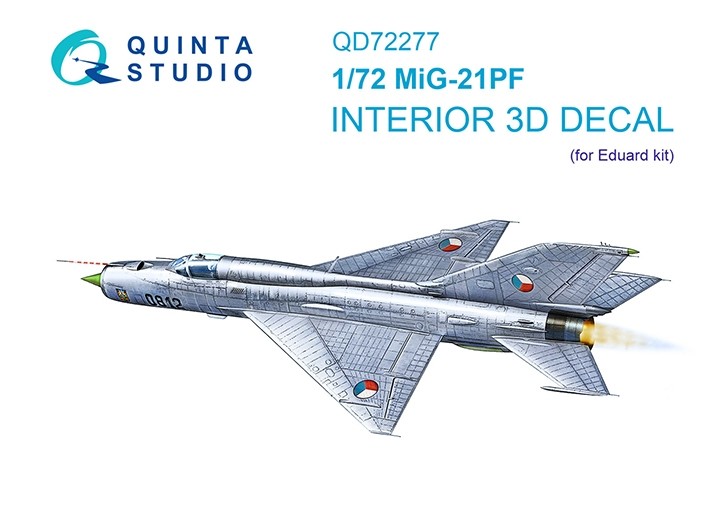 Quinta studio QD72277 МиГ-21ПФ (Eduard) 1/72