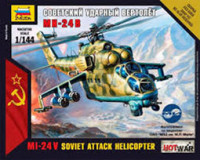 Звезда 7403 Советский ударный вертолет Ми-24В 1/144