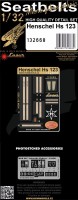 HGW 132668 Seatbelts Henschel Hs 123 (ICM) 1/32