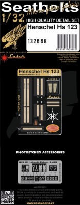 HGW 132668 Seatbelts Henschel Hs 123 (ICM) 1/32