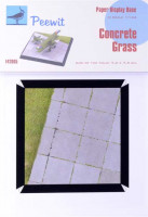 Peewit PW-P142005 1/144 Paper Display Base - CONCRETE GRASS