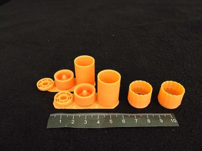 Metallic Details MDR48268 McDonnell F-4 Phantom II [F-4E/F-4J/F-4F/F-4G/F-4S] Jet nozzles (designed to be used with Hasegawa and Italeri) kits (3d-printed) 1/48