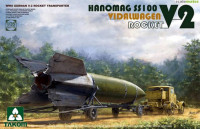 Takom 2110 V2 Rocket w/Hanomag SS100 Tractor + Vidalwagen 1/35