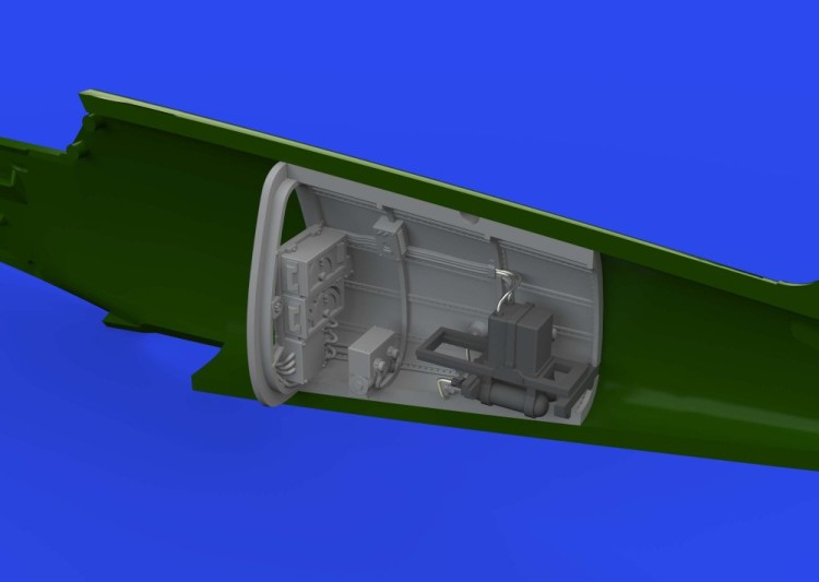 Eduard 672318 BRASSIN Bf 109F radio compartment PRINT (EDU) 1/72