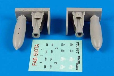 Aerobonus 480044 FAB-500TA Russian bombs 1/48