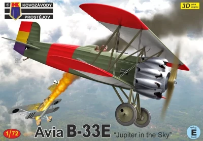 Kovozavody Prostejov 72543 Avia B-33E 'Jupiter in the Sky' (3x camo) 1/72