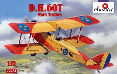 Amodel 72284 Самолет DH60T Moth Trainer