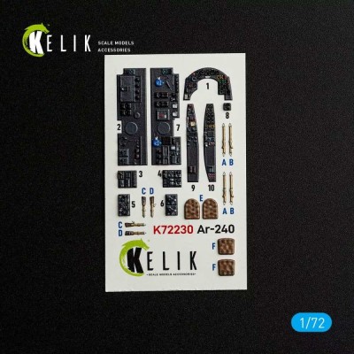 Reskit K72230 Ar-240 - interior 3D (REV) 1/72