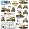 Star Decals 35-C1373 Turkey in WW2 T-26 B tanks and BA-6 armoured cars. Markings for turkish AFVs in 1930-40s. (Soviet) 1/35
