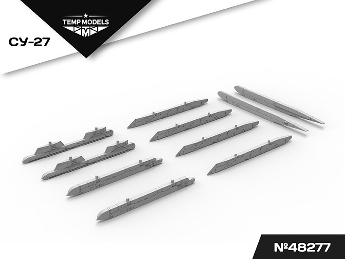 Temp Models 48277 Набор Аку Апу Су-27 1/48