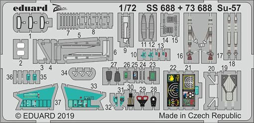 Eduard SS688 1/72 Su-57 (ZVE)