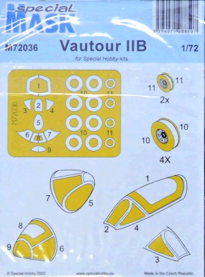 Special Hobby M72036 Mask for Vautour IIB (SP.HOBBY) 1/72