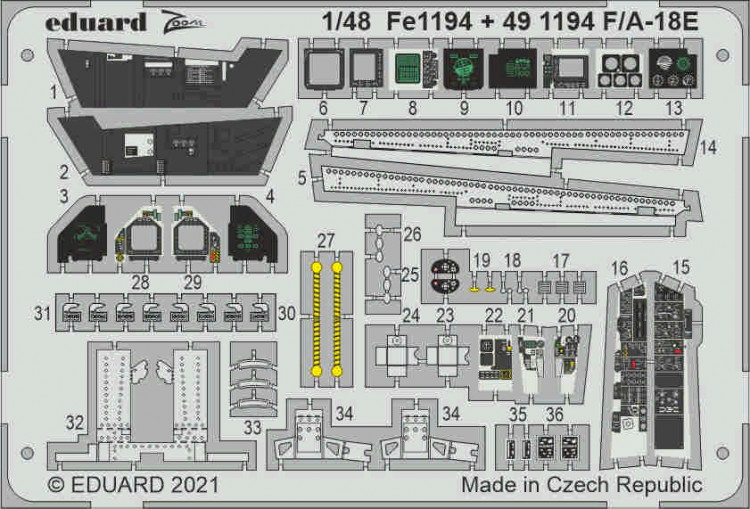Eduard FE1194 F/A-18E (MENG) 1/48